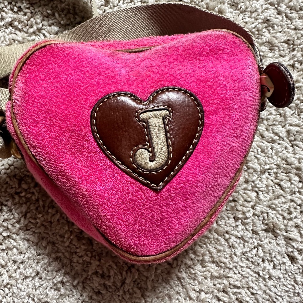 Rare Y2k Juicy Couture Heart Crossbody Gem